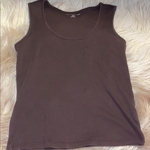 Brown tank top